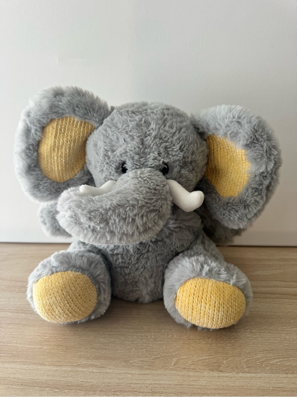 Microwavable Elephant Warmie Plush | Removable Heat Pack | Soft Stuffed Animal